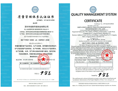 ISO9001质量体质认证
